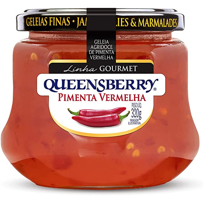 Geleia Agridoce de Pimenta Vermelha Queensberry Gourmet 320g