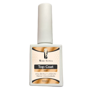 Selante Top Coat Slim Alto Brilho Fino Miss Sonia 15 ML