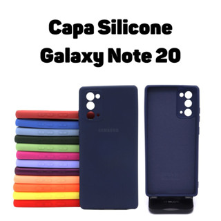 Capa Silicone Galaxy Note 20