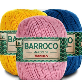 Barbante Fio Barroco MaxColor 400g nº 6 - várias Cores da CIRCULO.