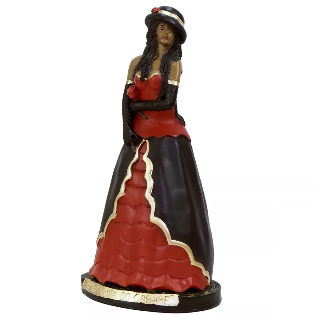 Imagem Pomba Gira Rainha do Cabaré 22 cm Escultura Umbanda em Oferta na Shopee