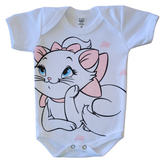 Body Bebê Gatinha Marie Personagem Infantil Recém Nascido Fantasia Bori Bore 100% Algodão Calcinha Bunda Rica Roupa Bebê em Oferta na Shopee