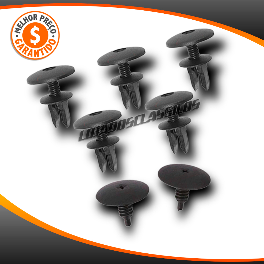 7 Parafusos Kit Acabamento Churrasqueira Golf Mk3 94/98