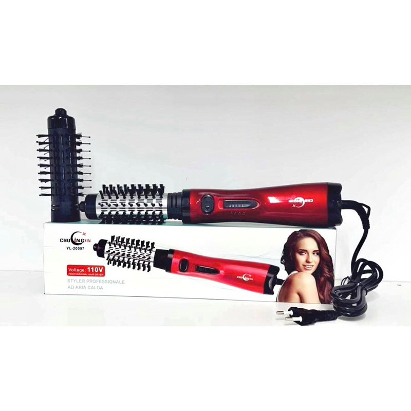 Escova rotativa modelador de ar quente profissional 110V / 220V