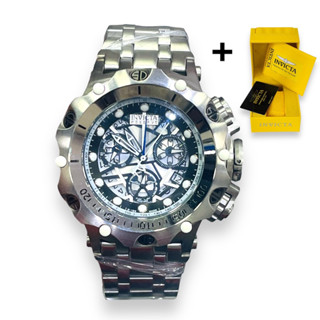Relógio Invicta 16805 Hybrid Venom Reserve Skeleton Prata Masculino Luxo