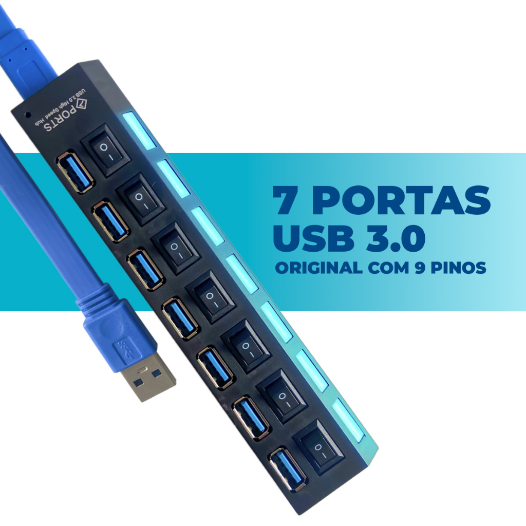 Hub Usb Entradas: Onde Comprar | BuscaProdutos