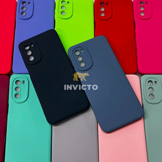 Capinha Capa Moto G52/G82 Silicone Aveludada Colorida Anti Impacto