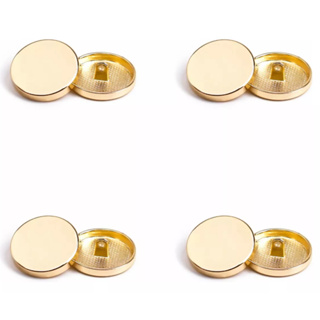 50 Peças Botão 18mm Metal Costura Artesanato Dourado em Oferta na Shopee