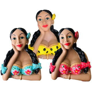 Boneca Namoradeira com Trança – Enfeite Decorativo para Varanda, Janela e Ambientes em Oferta na Shopee