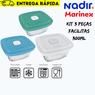 Kit 03 Peças Facilita 300ml - Marinex / Nadir
