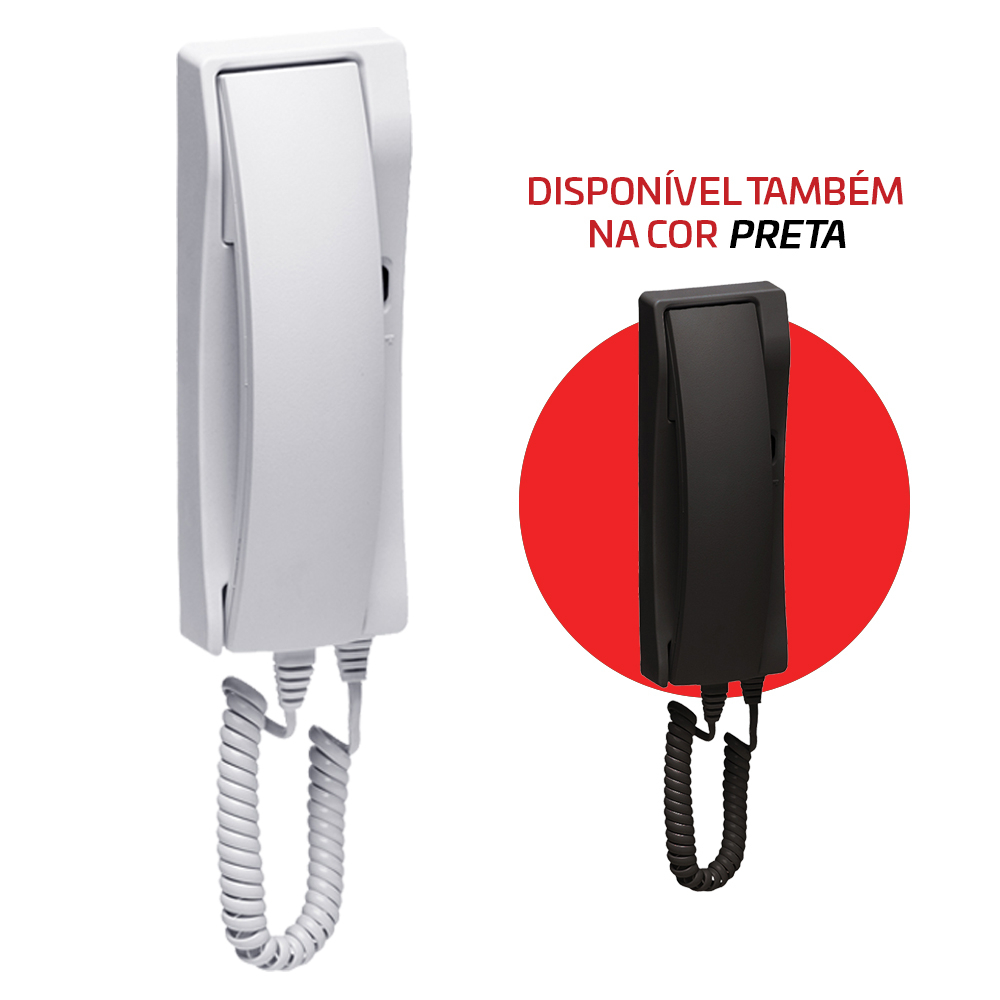 Interfone Extensão PT-3010 Para Video Porteiro PT-3000, PT-3400 e PT-3500