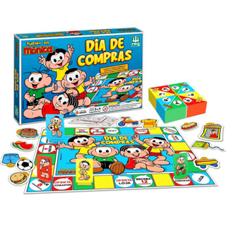 Turma Da Monica Dia De Mesada Jogo De Tabuleiro Educativo Nig Brinquedos