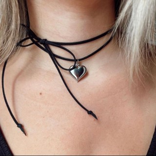 Chocker Coração - Colar de courinho