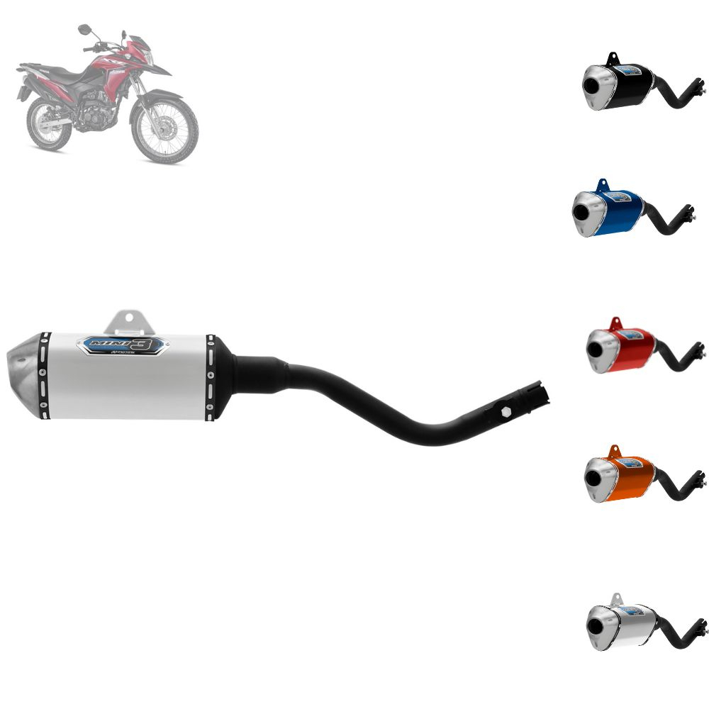 Ponteira Escapamento Escape Pro Tork Mini 3 Bros 160 2015 a 2020 / Xre 190 2016 a 2019