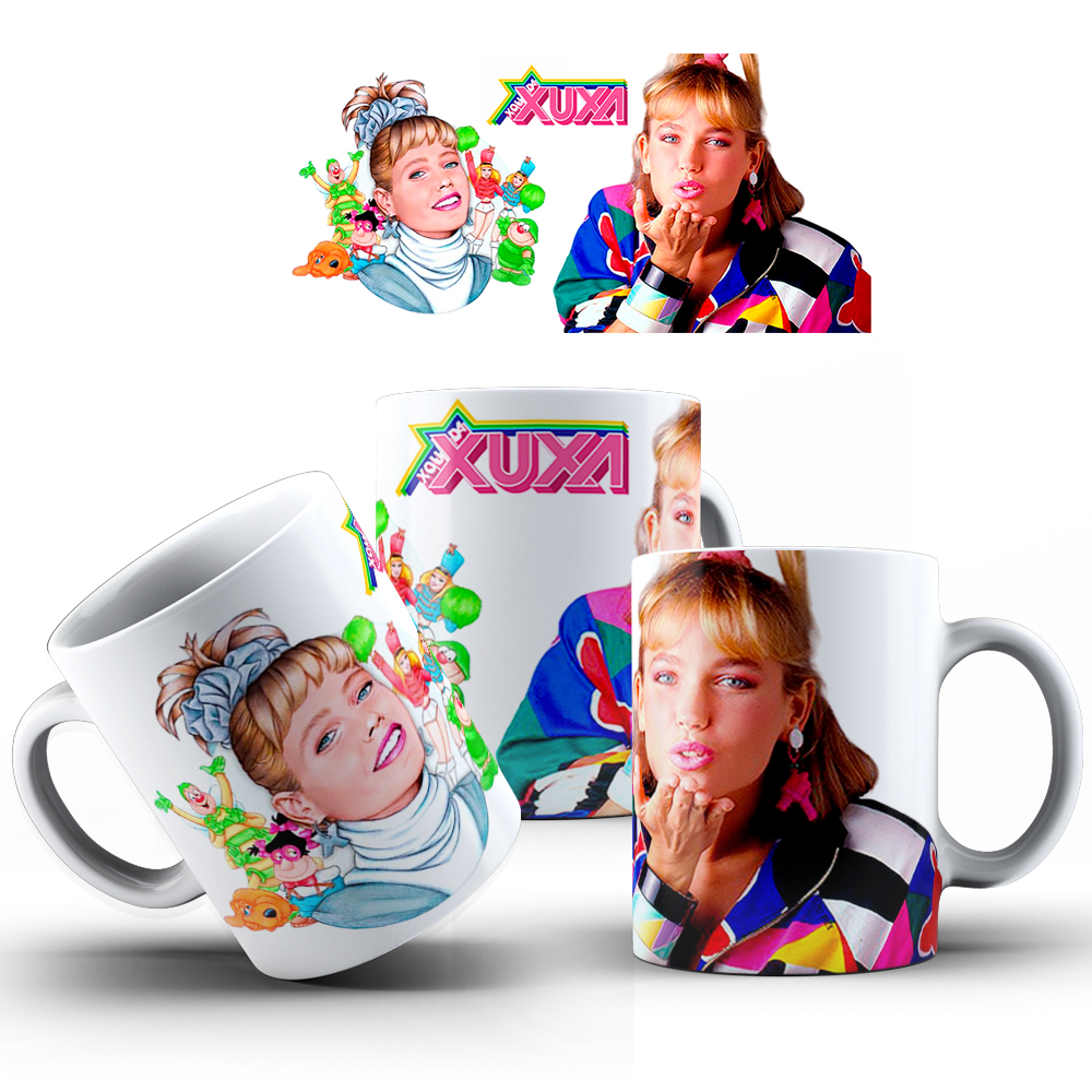 Caneca Xuxa Anos 90 Xou da Xuxa