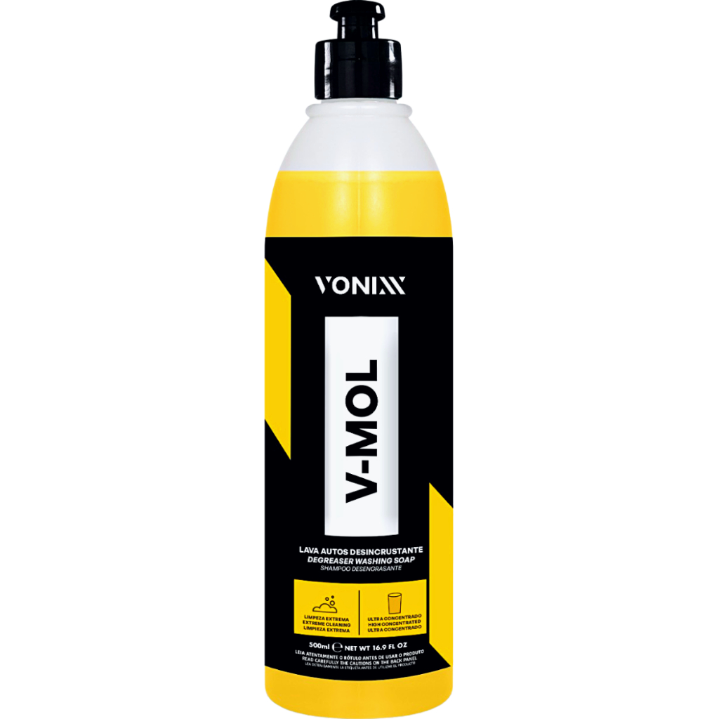 Shampoo Desengraxante Lavagem Automotiva V-Mol Vonixx 500ml em Oferta na Shopee