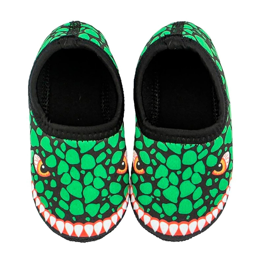 Sapatilha Sapato T. Rex Dinossauro (Tamanho 15/16 ou 17/18) Neoprene Antiderrapante Infantil uFrog Fit