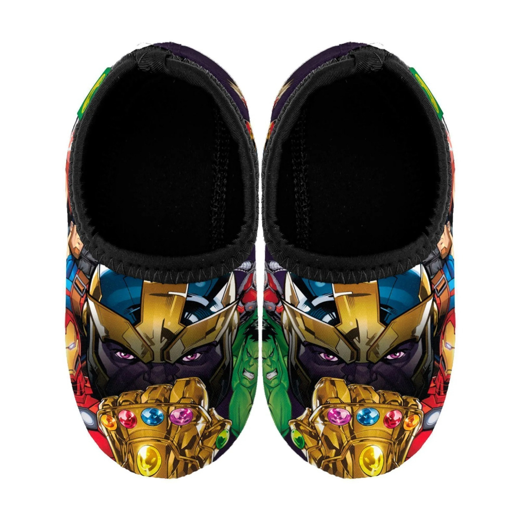Sapatilha Sapato Neoprene Antiderrapante Infantil uFrog Fit Vingadores Avengers(Tamanho 17/18)