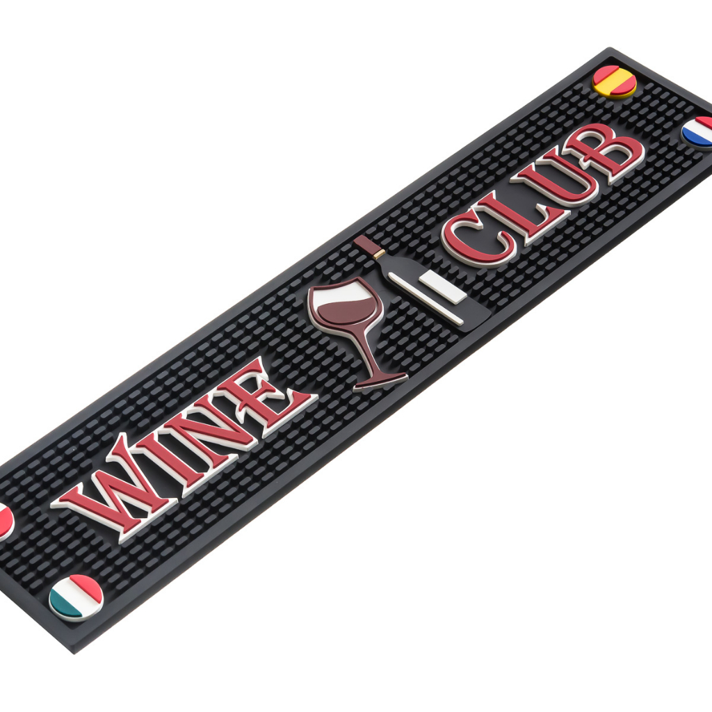 Tapete Bar Wine Club Apoio De Copos Garrafa Choop Porta Copos Cerveja Decorativo Escorredor - Lootus