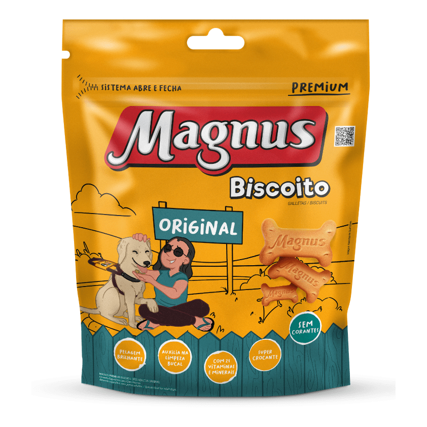 Biscoito Magnus Original Sem Corantes Natural