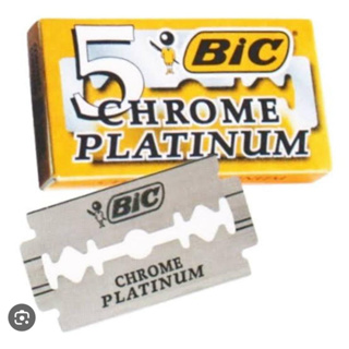 Lâmina Bic Chrome Platinum 5 - Lâminas em Oferta na Shopee