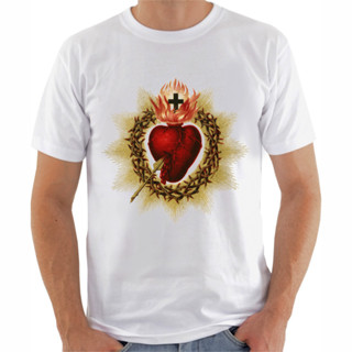 Camiseta Sagrado Coração de Jesus Religiosa Igreja Católica