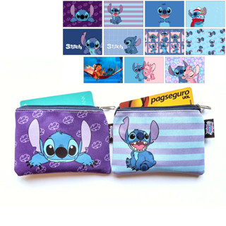 Porta Moedas / Batom / Fone / Cartão / Níquel / Bolsinha / Carteira / Mini Nécessaire Stitch / Lilo / Disney