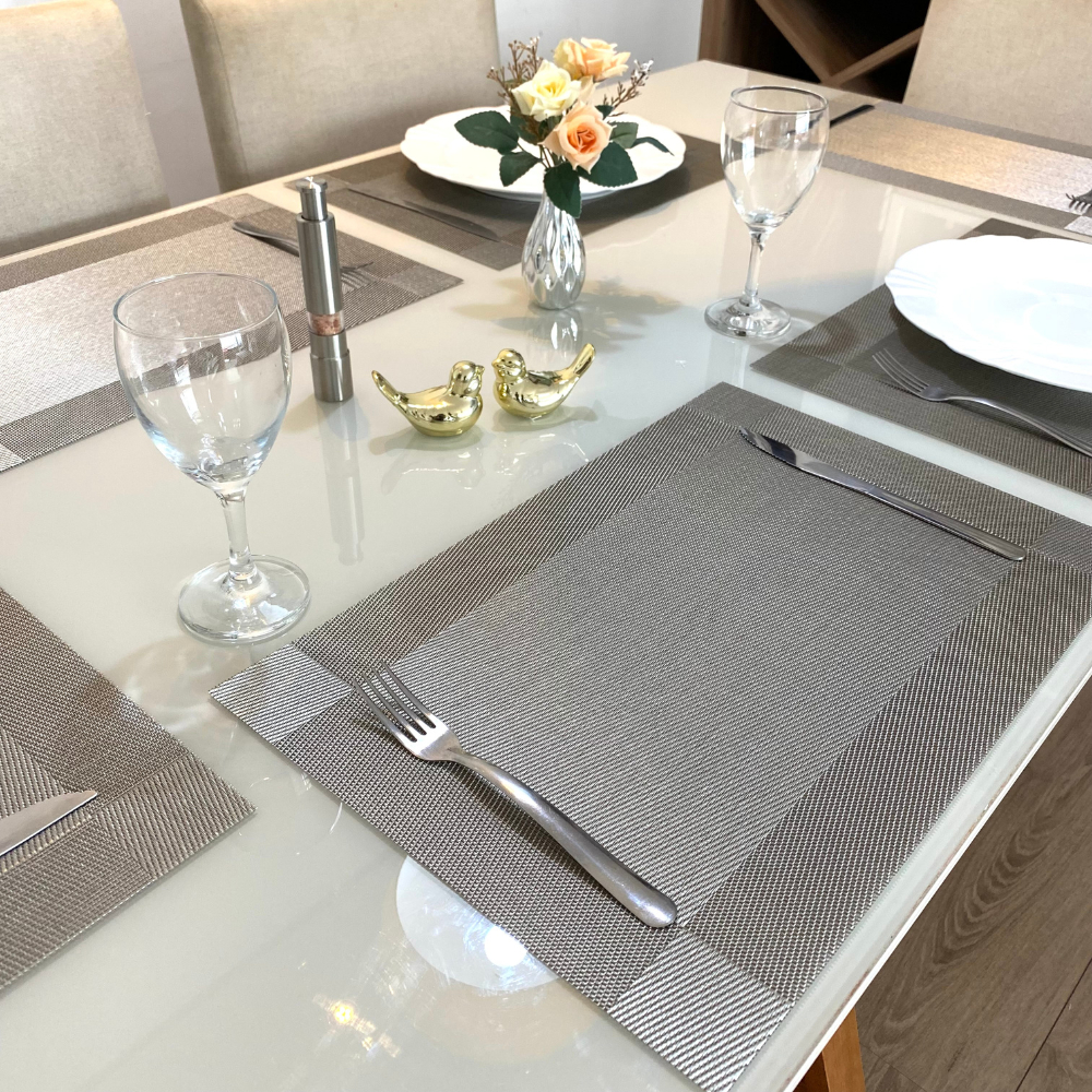 Jogo Americano 6 Lugares - Mesa Posta em Oferta na Shopee