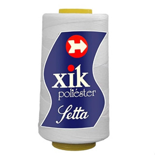 Linha Fio 50 Para Pesponto Setta Xik 100% Poliéster C/4000 Jardas