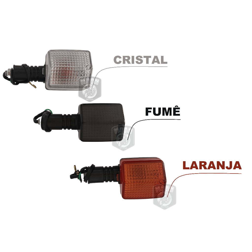Jogo Seta Honda Cbx200 Xlx350 Nx150 Nx200 Nx350 Gvs Lampadas em Oferta na Shopee