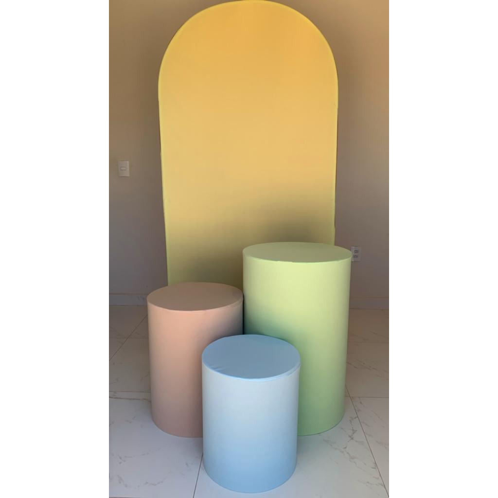 CAPA PARA PAINEL ARCO ROMANO PICOLE VESTE FACIL COR FRENTE E VERSO 2M X 1M em Oferta na Shopee