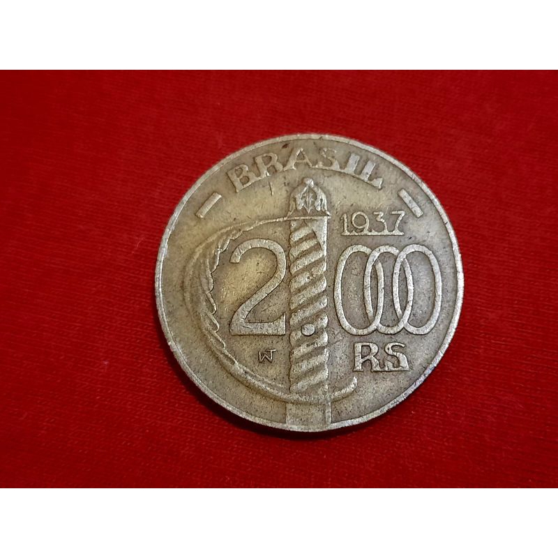 Moeda 2000 réis 1937, Duque de Caxias.