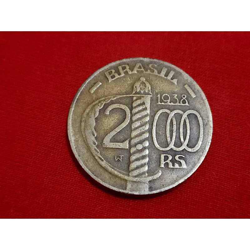 Moeda 2000 réis 1938, Duque de Caxias.