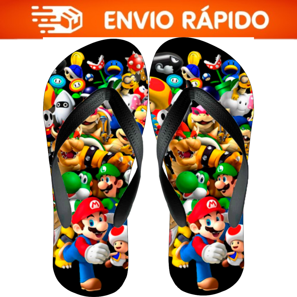 Chinelo Infantil Adulto Super Mario e Luigi em Oferta na Shopee