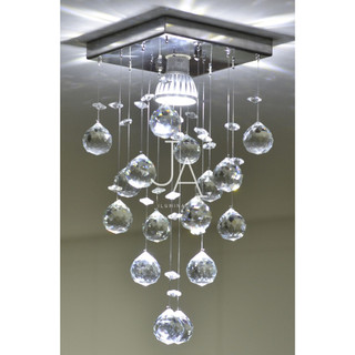 Lustre Acrílico Quarto Sala Vai Montado Promoção pronto envio
