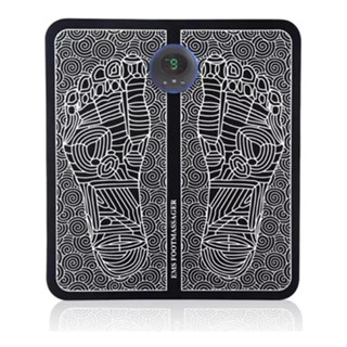 Tapete Massageador Ems Tens Elétrico Para Pés Fisioterapia Relaxamento Muscular De Pés Recarregável