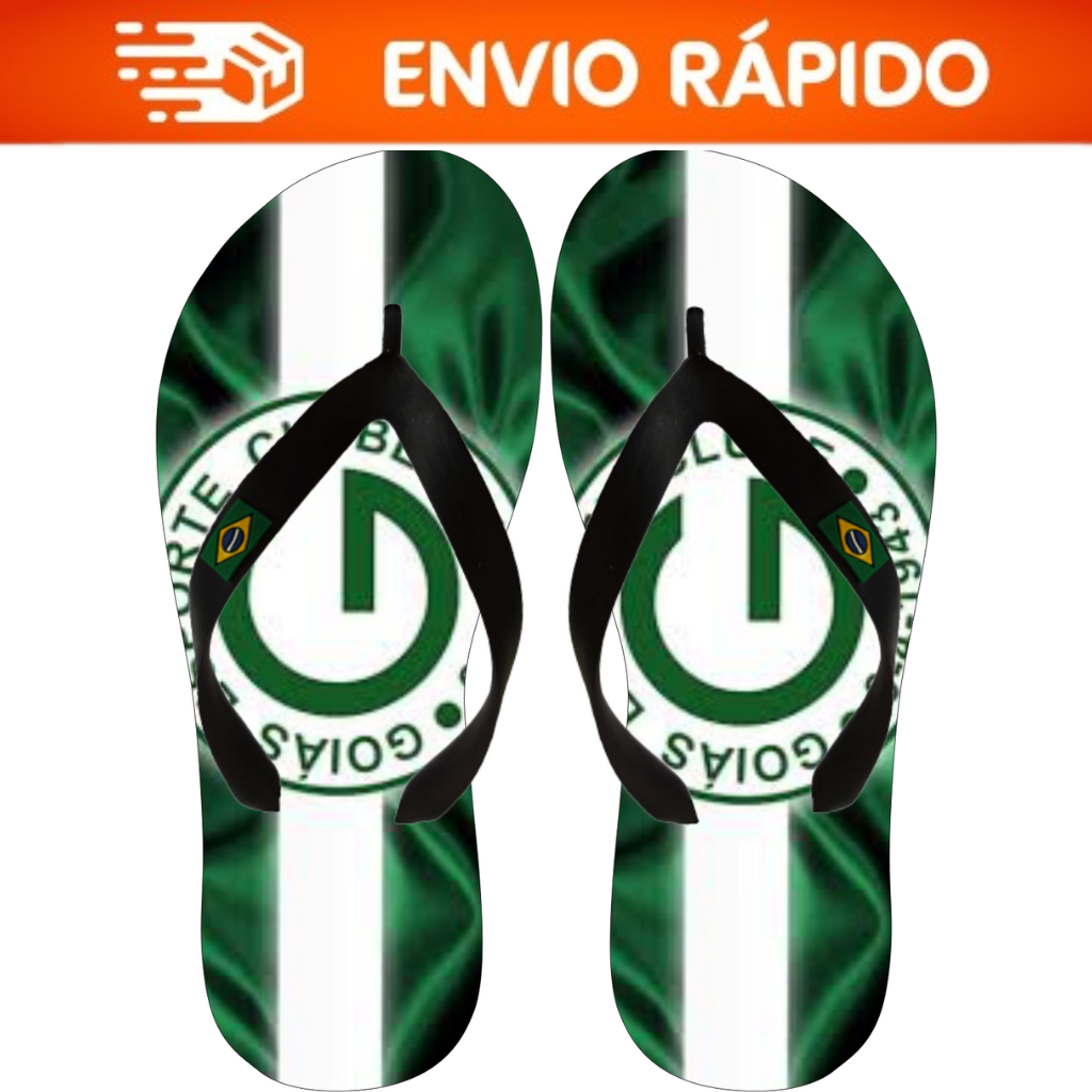 Chinelo Masculino Futebol Goiás Esporte Clube com super desconto