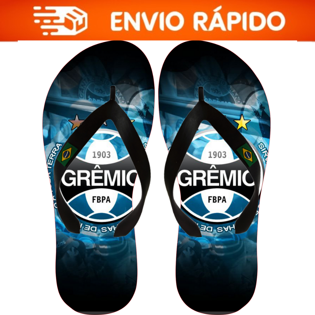 Chinelo de Futebol Masculino e Feminino Adulto e Infantil Grêmio Melhor Preço em Oferta na Shopee