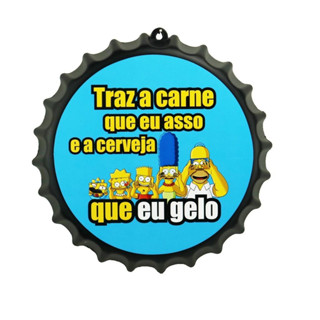 Tampa Quadro Decoração Adega Bar Áreas Gourmet de Churrasco Casa Sala Diversas Áreas e Ambientes