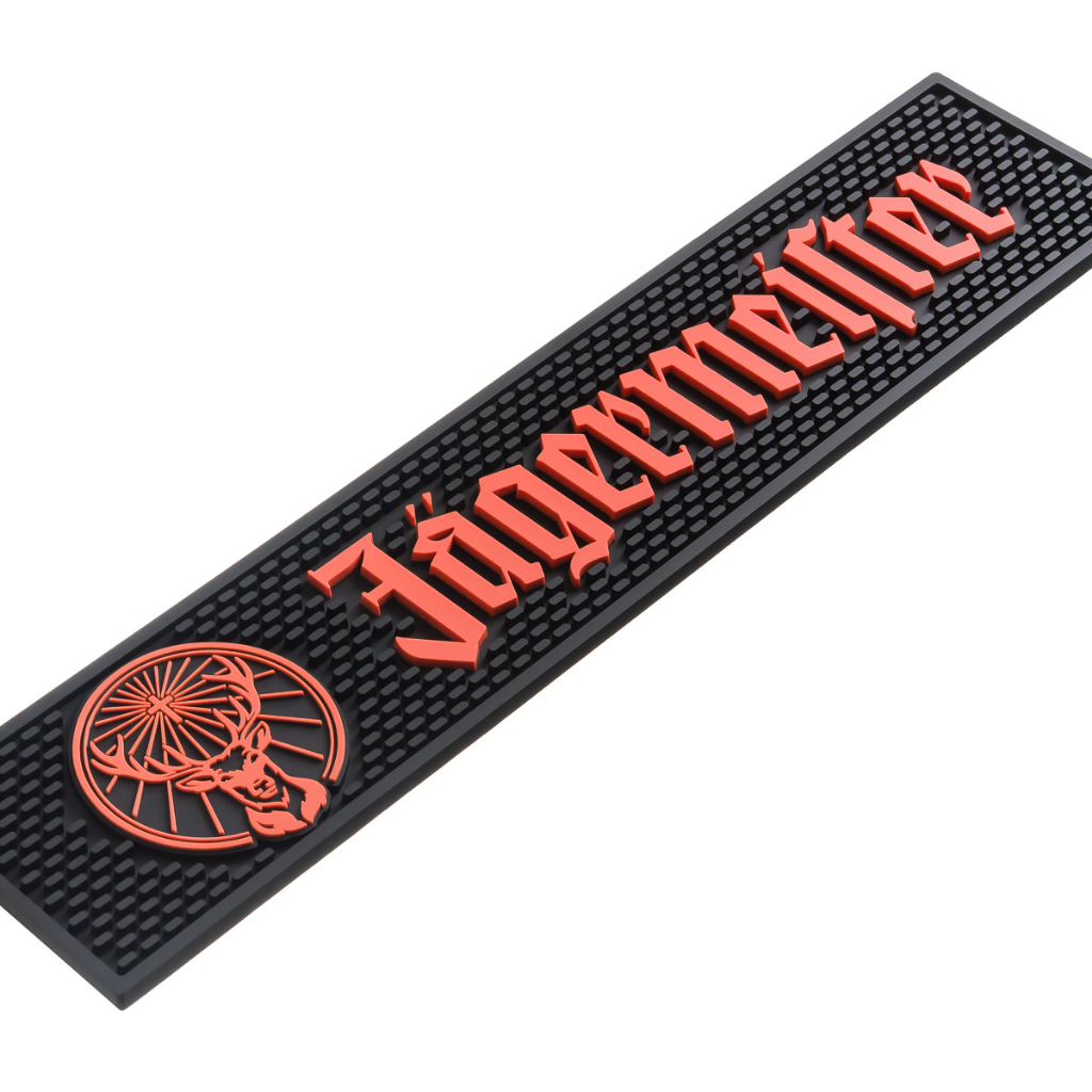 Bar Mat Jagermeister Porta Copos Apoio Bebida Barman Chopp Drinks Emborrachado Alto Relevo - Lootus
