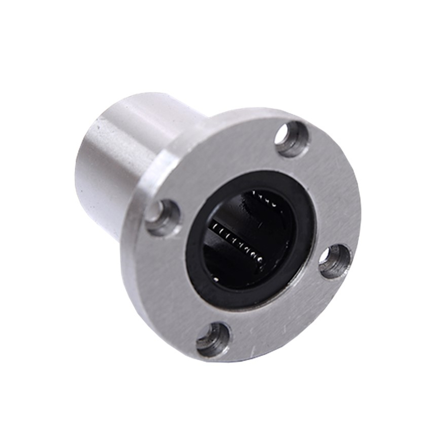 Rolamento Linear Lmf10uu Com Flange 10mm Cnc Impressoras