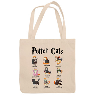 Bolsa Sacola Ecobag Com e Sem Zíper Cats Gatinhos Fofinhos Mágicos 100% Algodão Arte.297