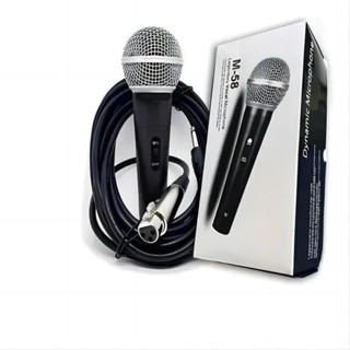 Microfone Profissional Com Cabo Sm-58 e M-1000 - Premium - Dynamic