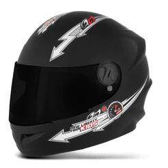 Capacete Liberty Four Kids Pro Tork Viseira Fumê Tamanho 54 infantil