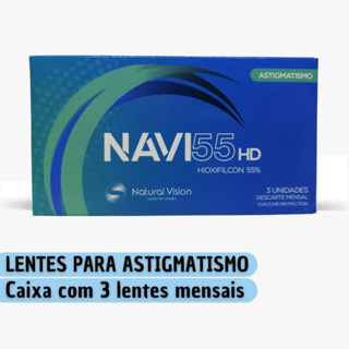 Lentes de Contato Astigmatismo Tórica NAVI55HD - Natural Vision