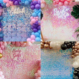 Painel Mágico Paete Lantejoulas Shimmer Wall Placa 30cmx30cm Pastilha Festa Casamento