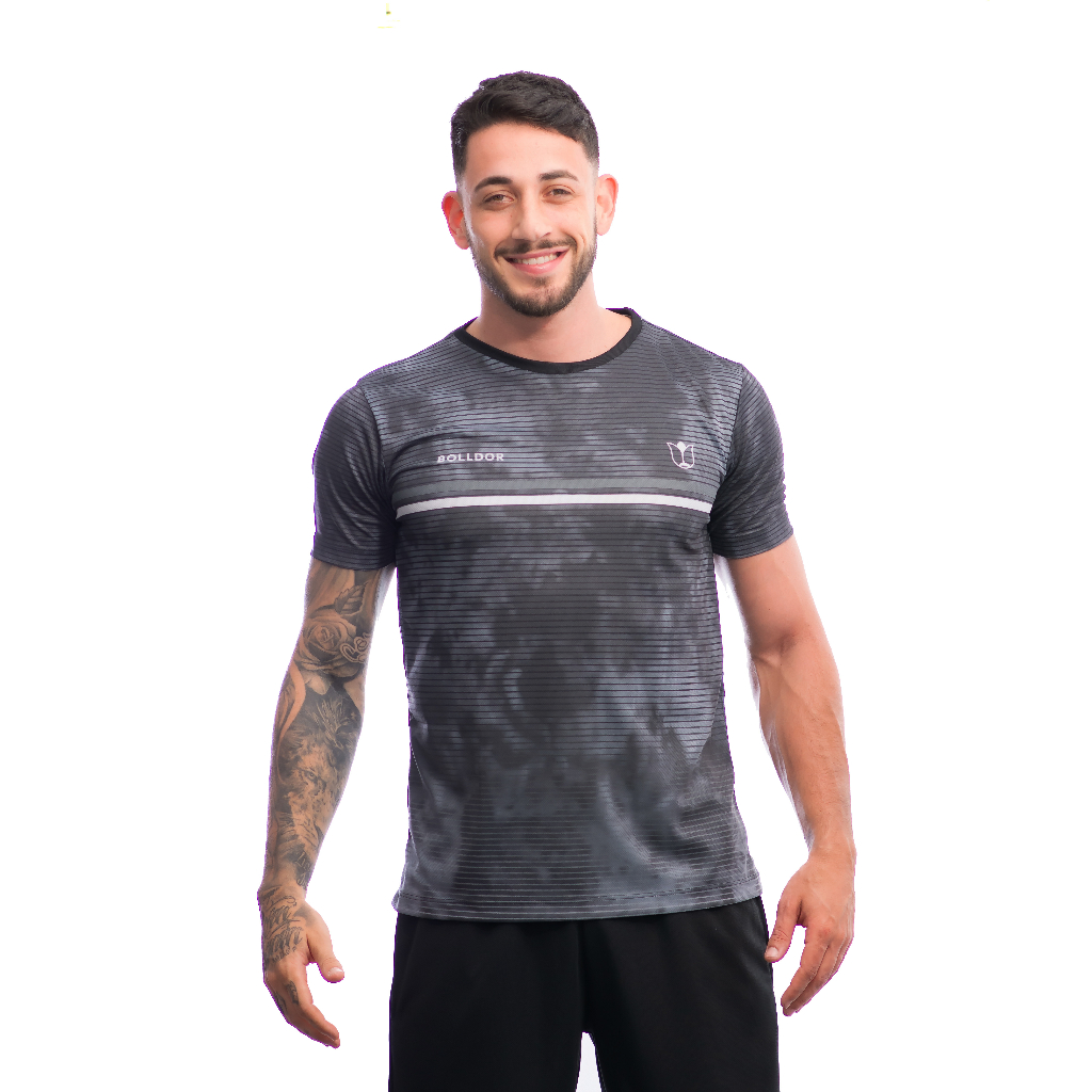 Camisa Dry Fit Masculino Esportiva Treino Fitness 100% Poliéster UV