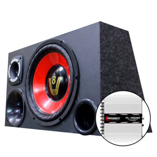 Caixa Trio Som Automotivo Completa Selada + Modulo Amplificador em Oferta na Shopee