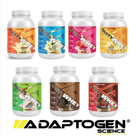 Tasty Whey 900g - Adaptogen - Whey Protein 3W