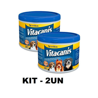 Vitacanis 250g - Suplemento Vitamínico, Mineral e de Aminoácidos para Cães e Gatos - Kit 2un